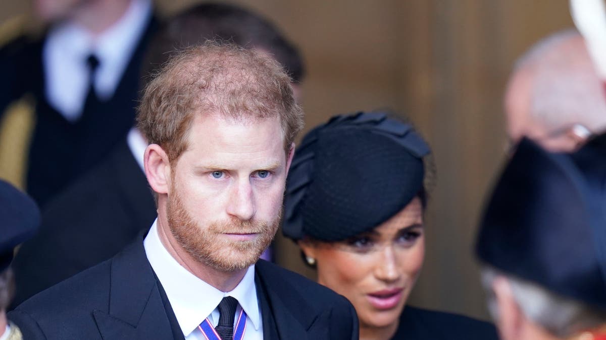 The Duke and Duchess of Sussex did attend Queen Elizabeth II's funeral in England.