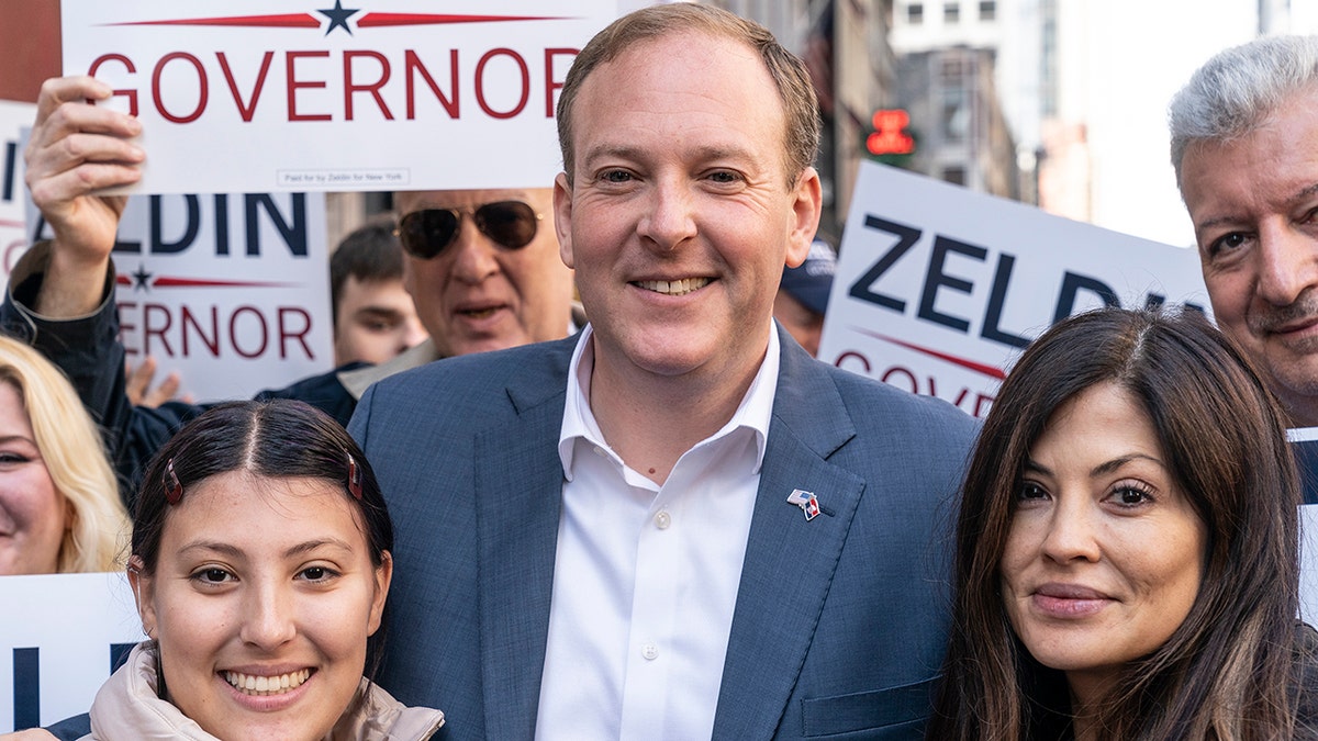 Lee Zeldin with daughters and wife