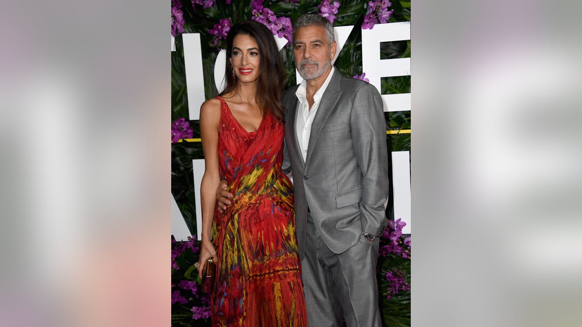George and Amal Clooney "Ticket To Paradise" premiere
