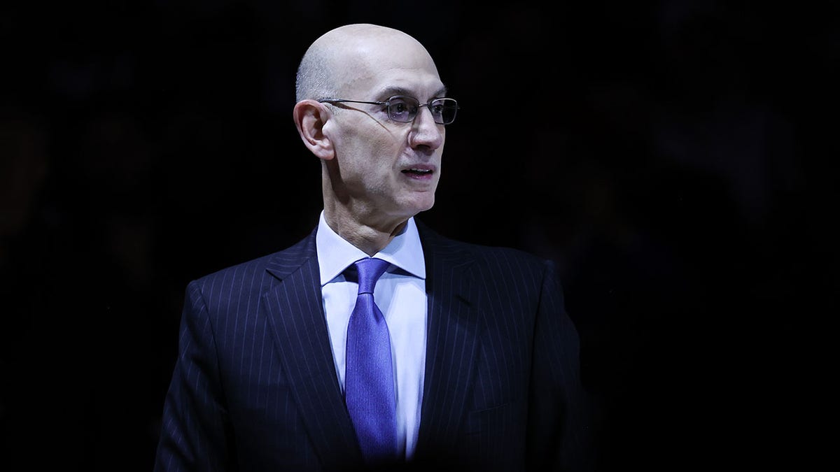Adam Silver at the Warriors opening night