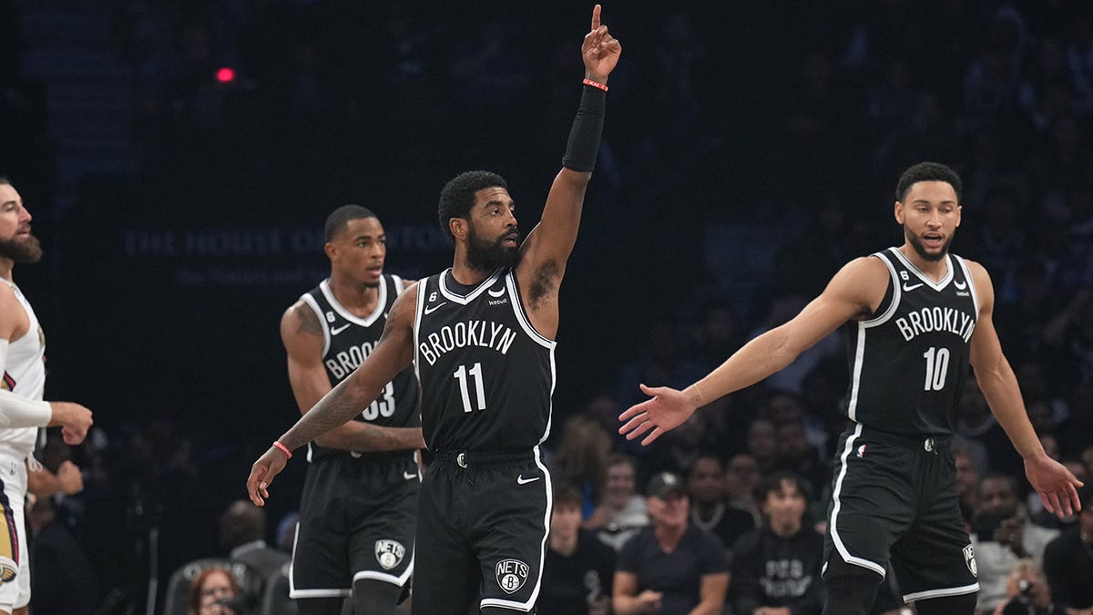 Kyrie Irving during a game against New Orleans