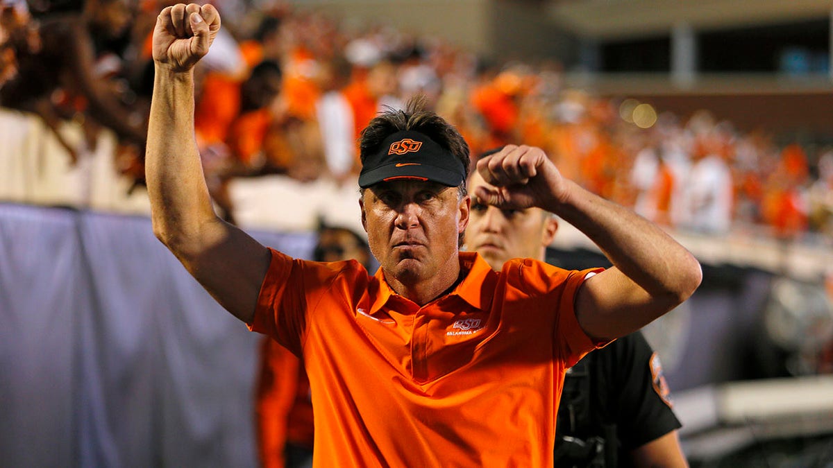 Mike Gundy after beating Texas
