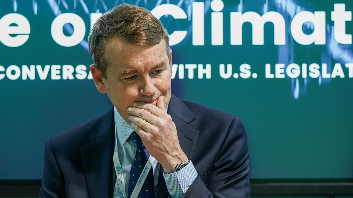 Michael Bennet at a conference