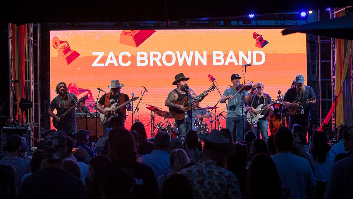 Zac Brown Band performing