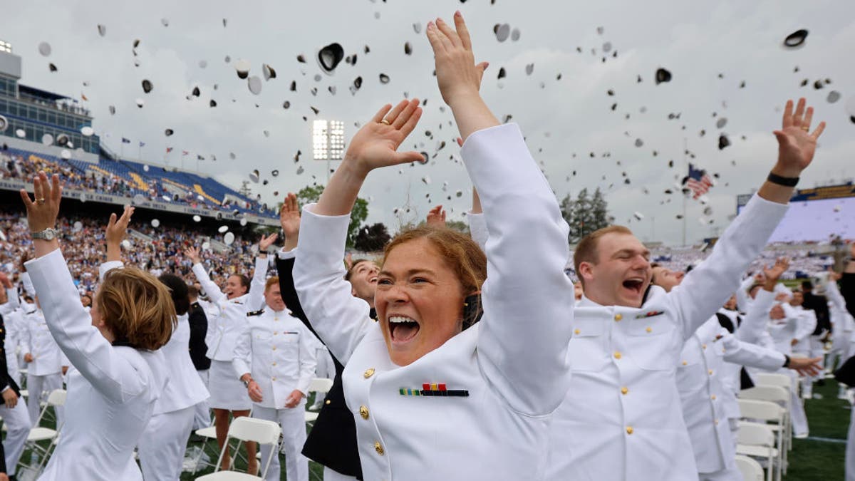 Graduation at US Naval Academy