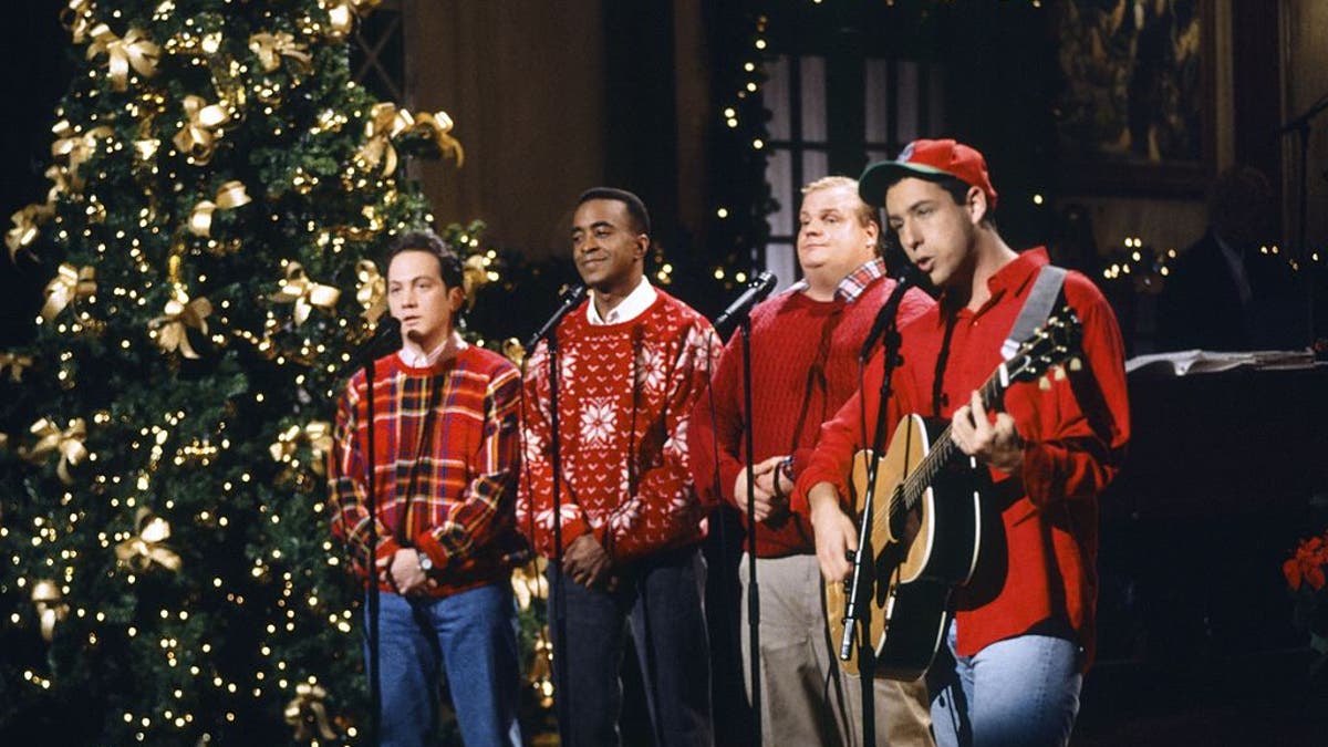 Saturday Night Live cast performs Christmas song