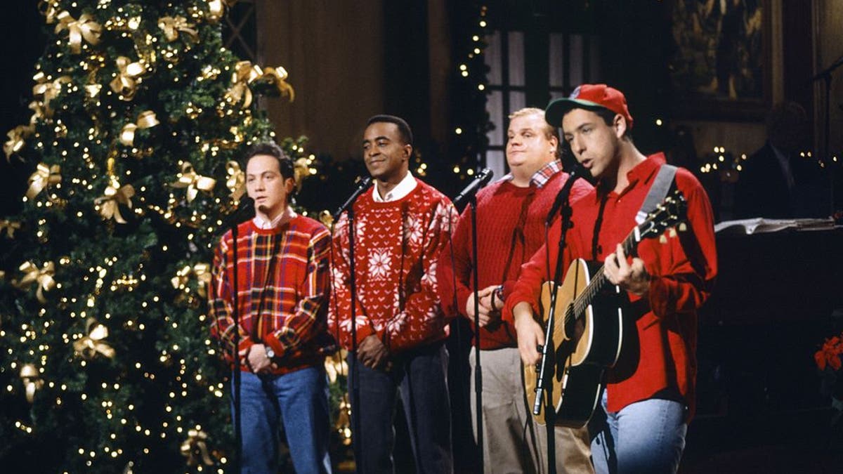 Saturday Night Live cast performs Christmas song