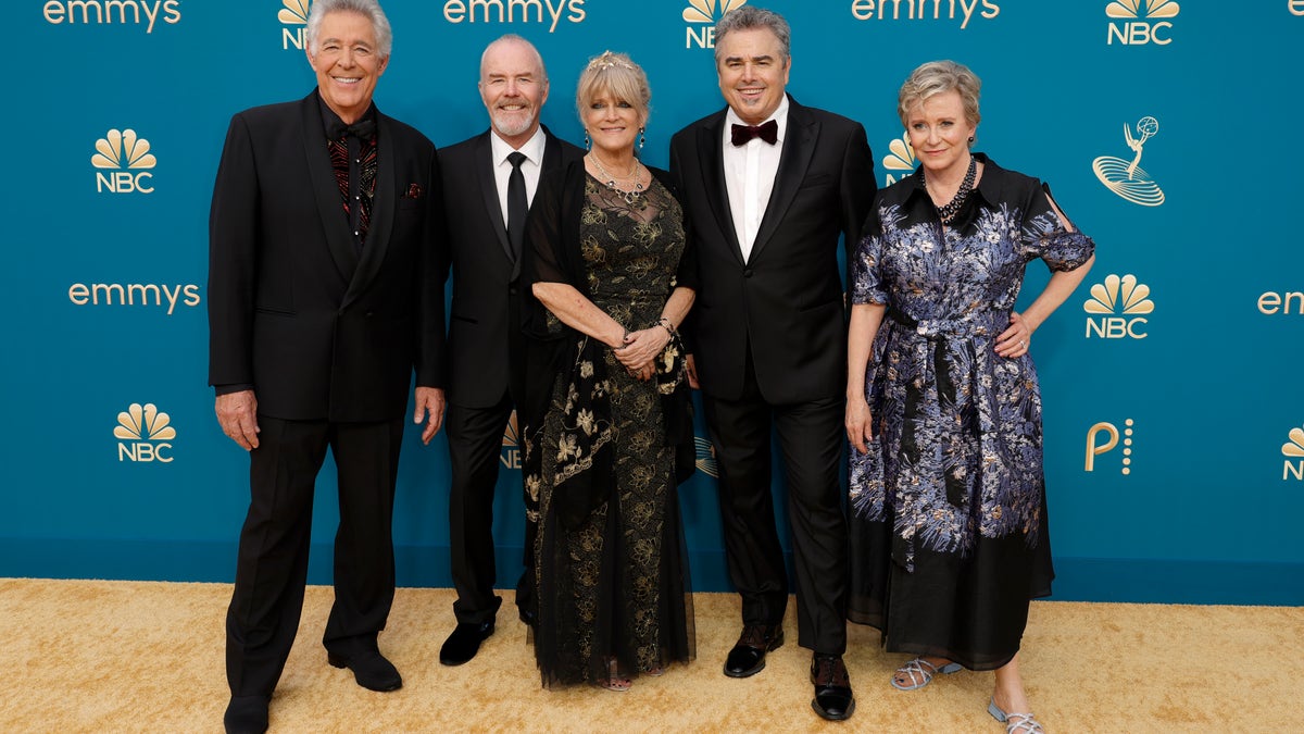 Brady Bunch cast at the Emmys