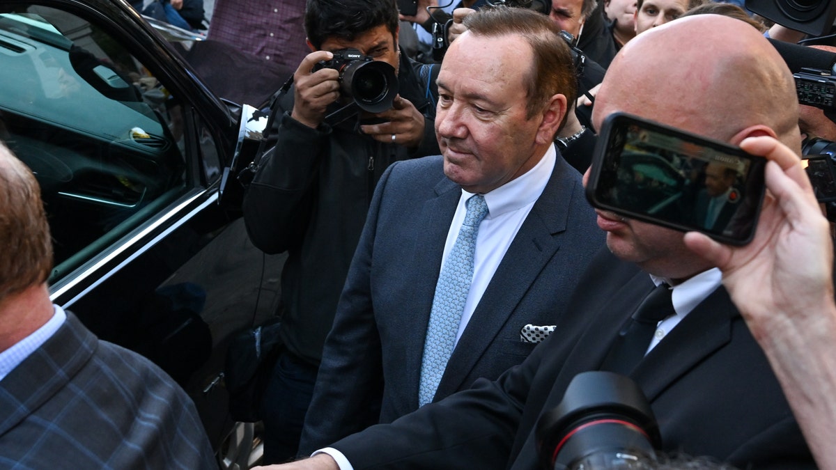 Kevin Spacey leaving court