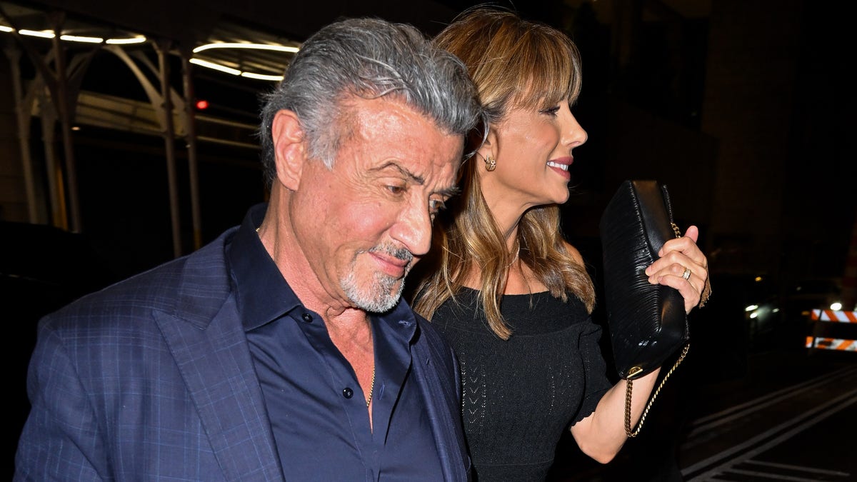 Sylvester Stallone and Jennifer Flavin