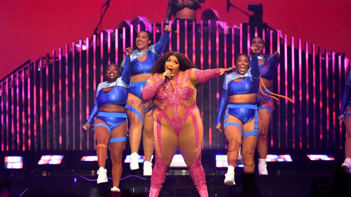 Lizzo performing in Toronto