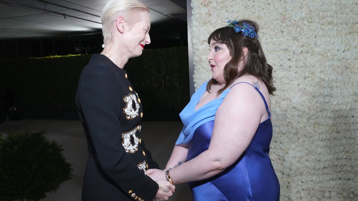 Tilda Swinton and Lena Dunham