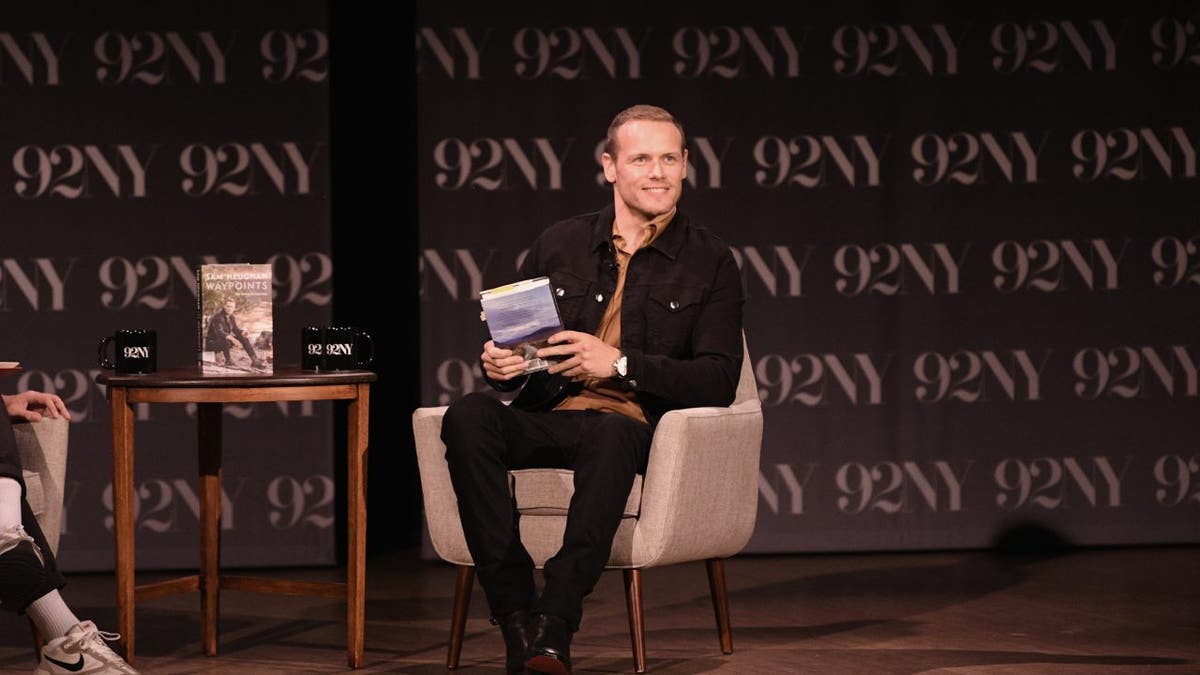 Scottish actor/author Sam Heughan attends "Waypoints: An Evening with Sam Heughan" at The 92nd Street Y, New York on Oct. 17, 2022 in New York City.