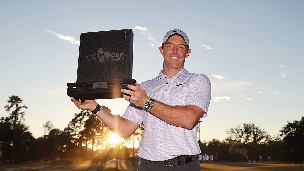 Rory McIlroy after winning the CJ Cup