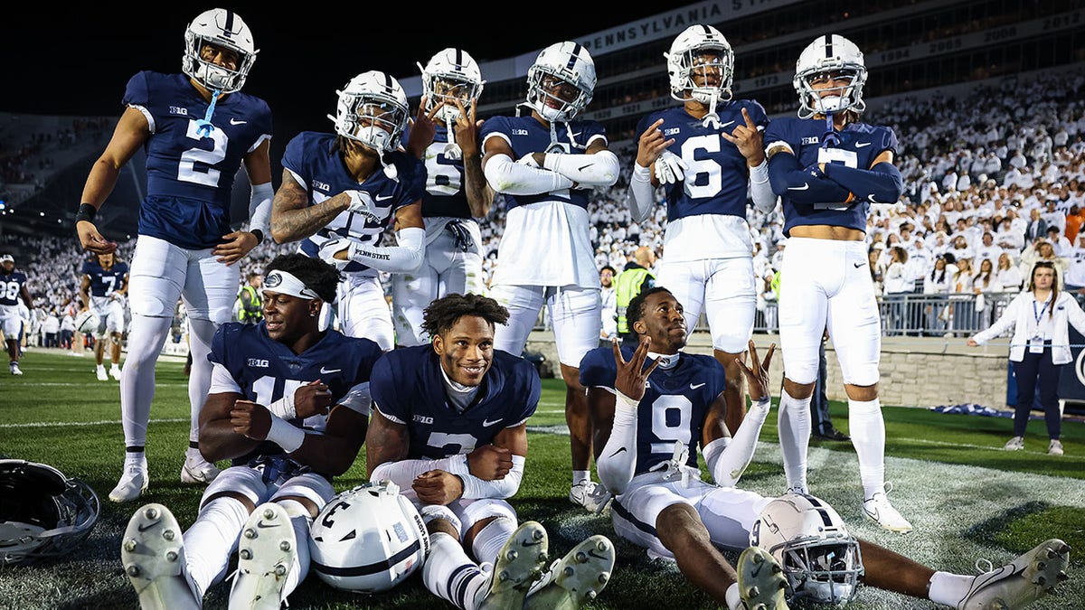 Penn State Nittany Lions after beating Minnesota