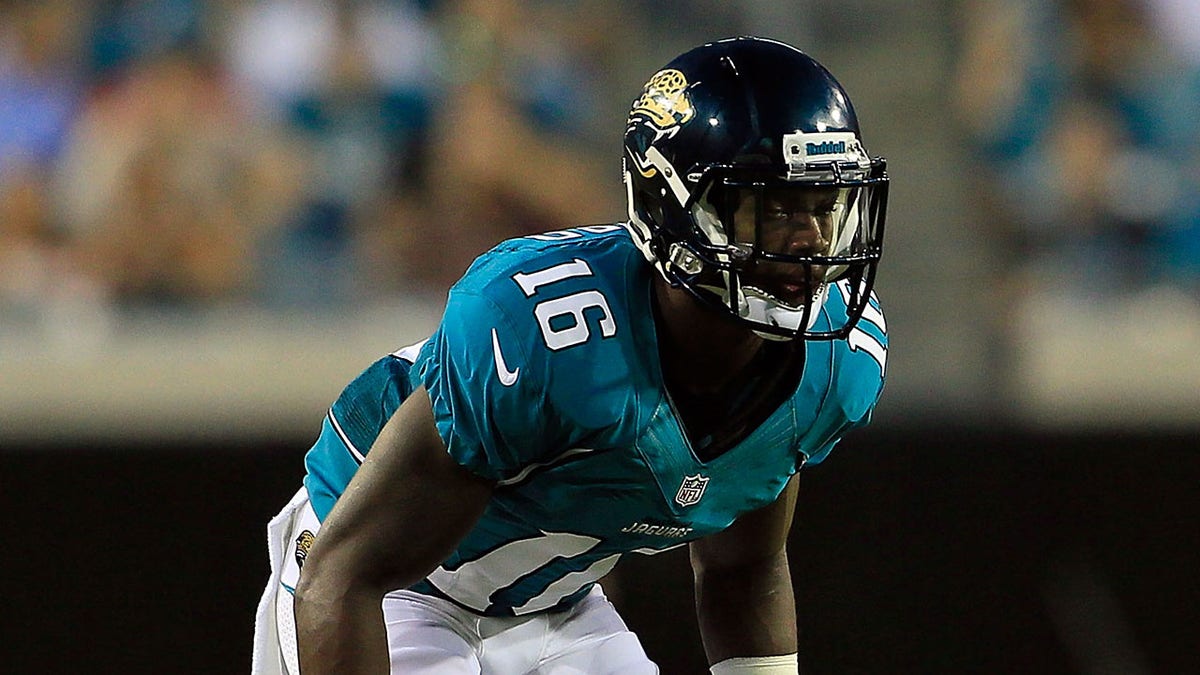 Antonio Dennard during a Jaguars preseason game in 2012