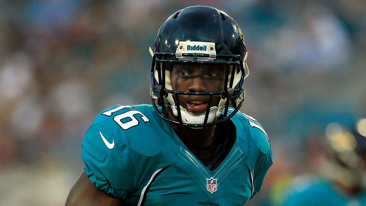 Antonio Dennard during a Jaguars preseason game in 2012