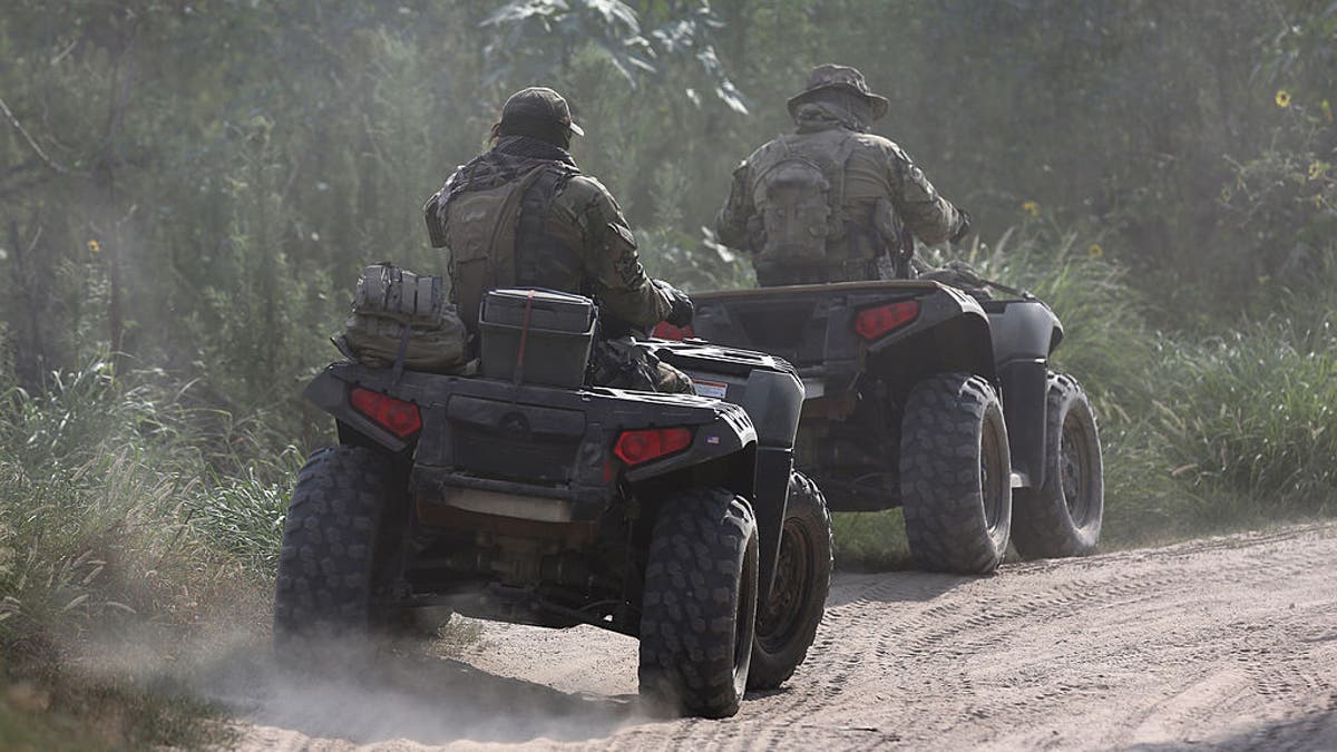 Texas Rangers near the border