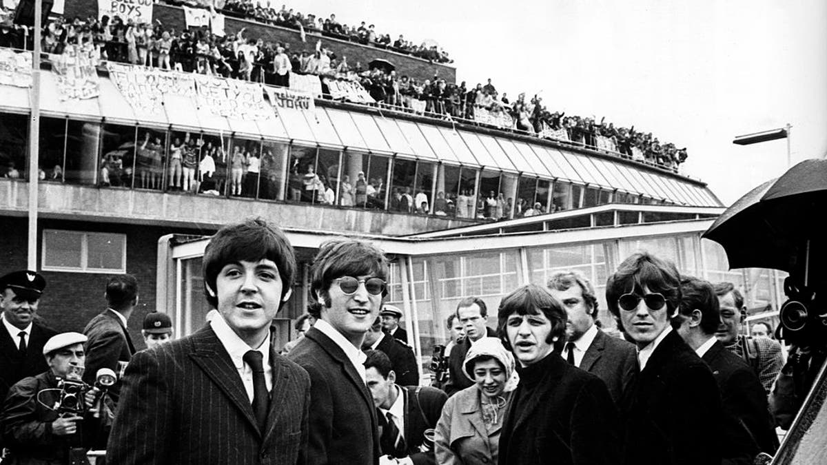 The Beatles at Heathrow