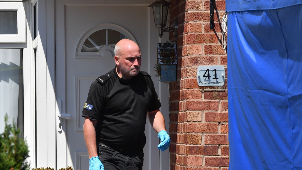 Chester Police at Lucy Letby's house in 2018