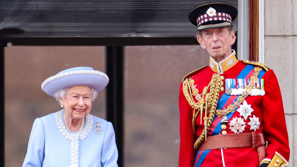 Queen Elizabeth II and Prince Edward, Duke of Kent