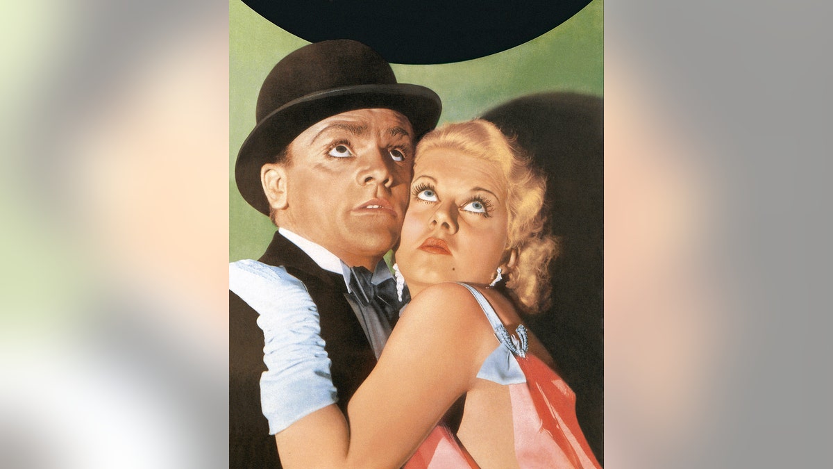 Actors James Cagney as Tom Powers and Jean Harlow