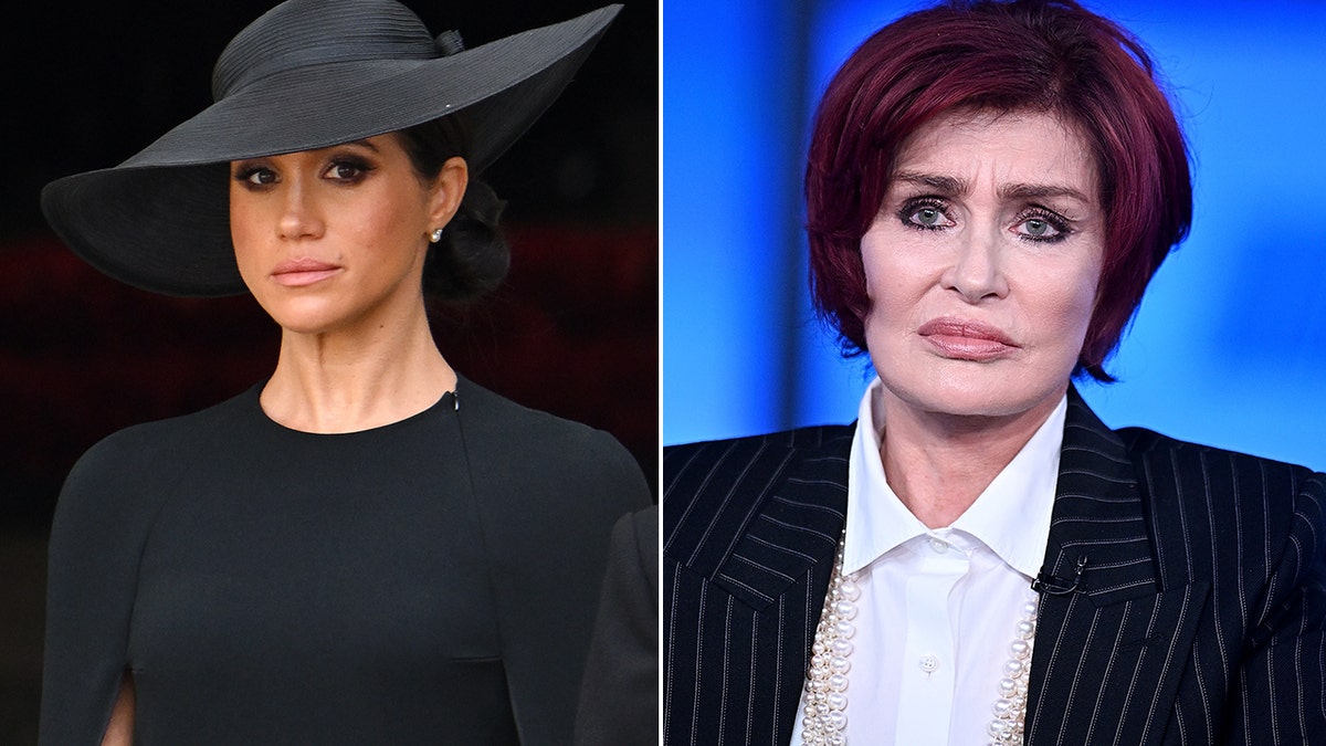 Meghan Markle Sharon Osbourne