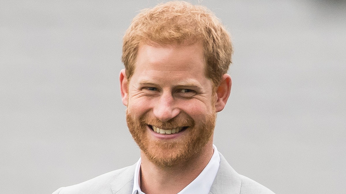 Prince Harry smiling