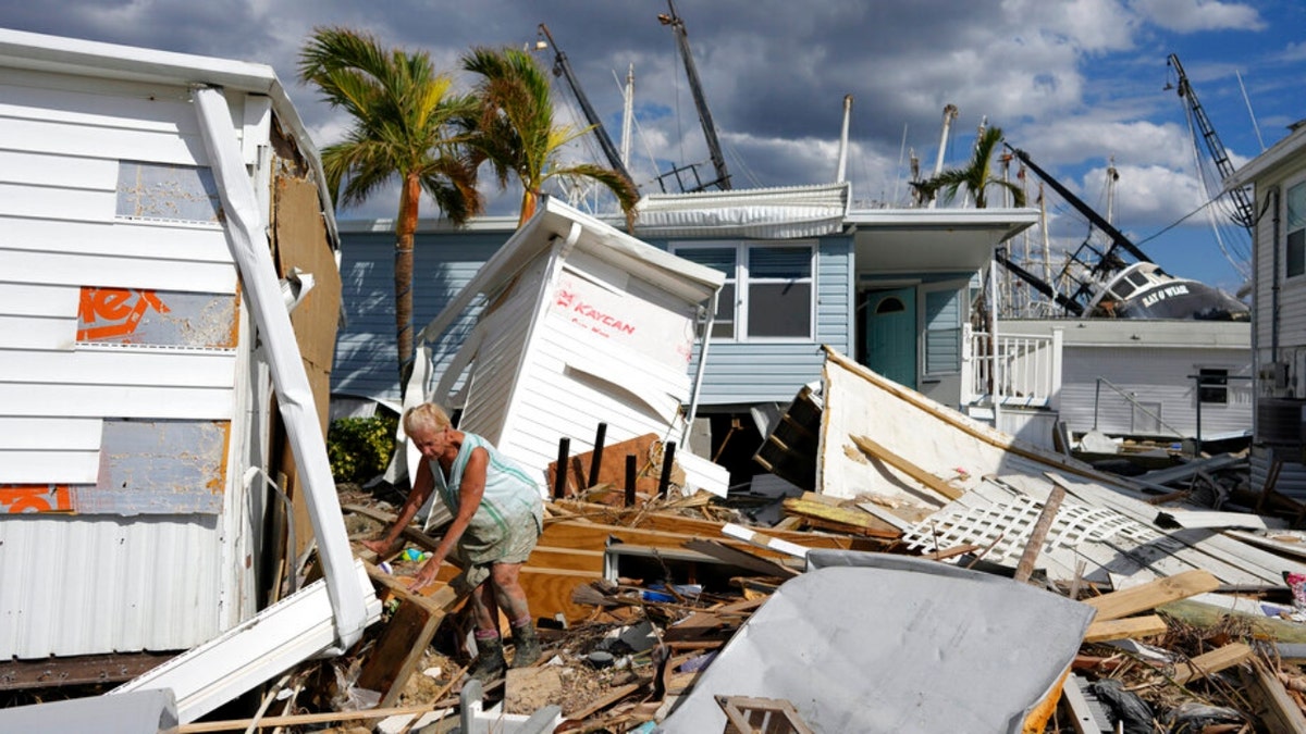 Hurricane Ian debris