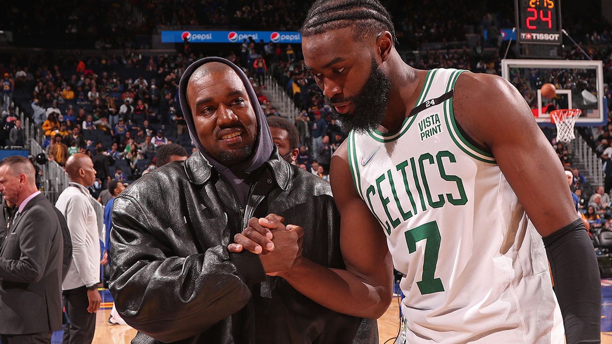 Jaylen Brown and Kanye West