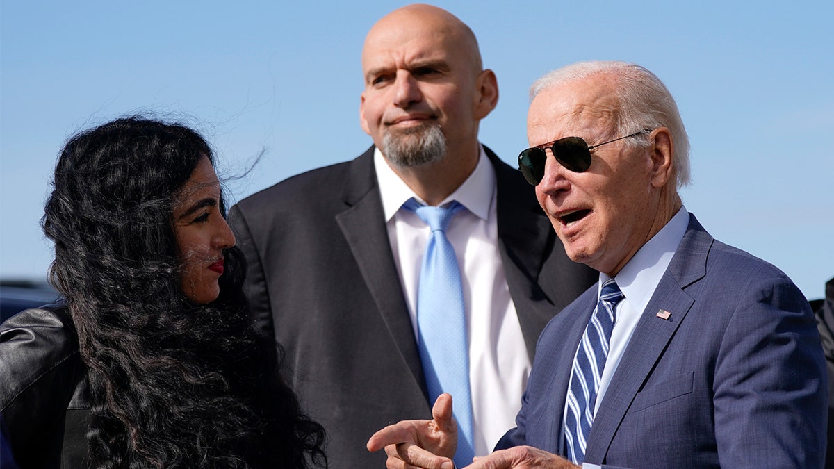 Joe Biden Gisele Fetterman John Fetterman Pennsylvania Senate