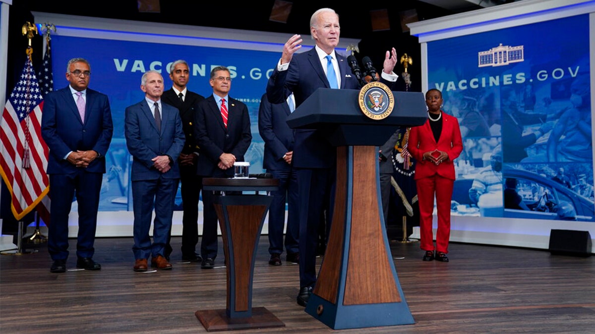 Biden at podium