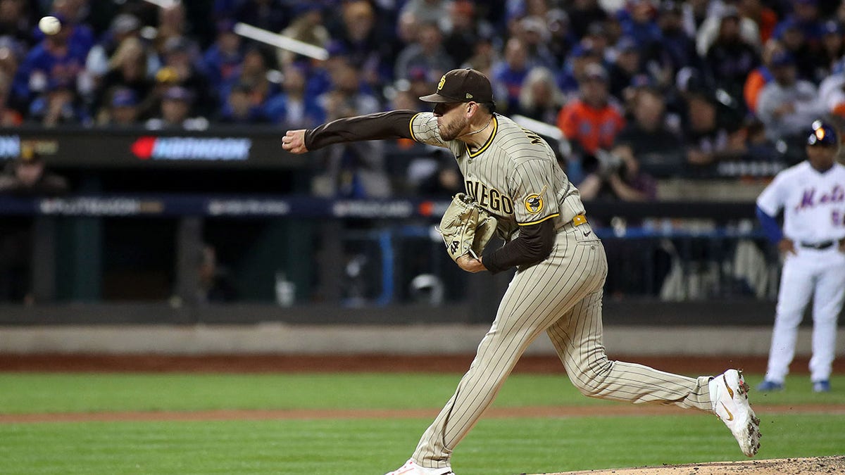 Joe Musgrove fires a pitch