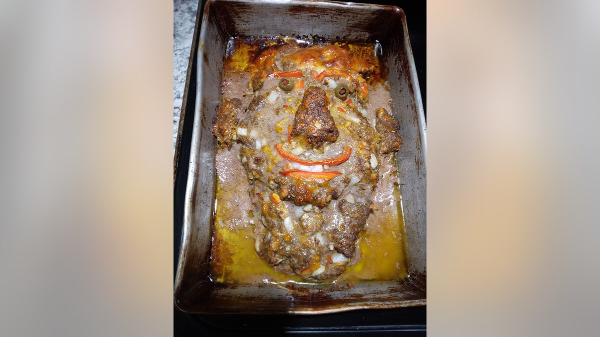 cooked meatloaf