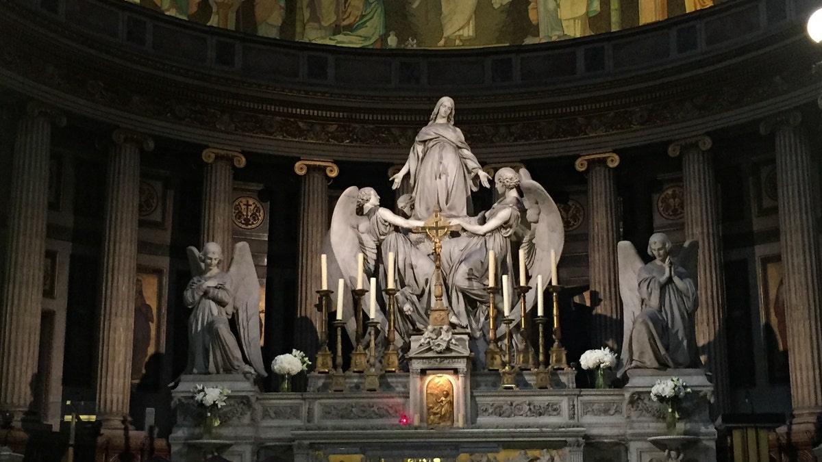 Altar of Church of La Madeleine in Paris