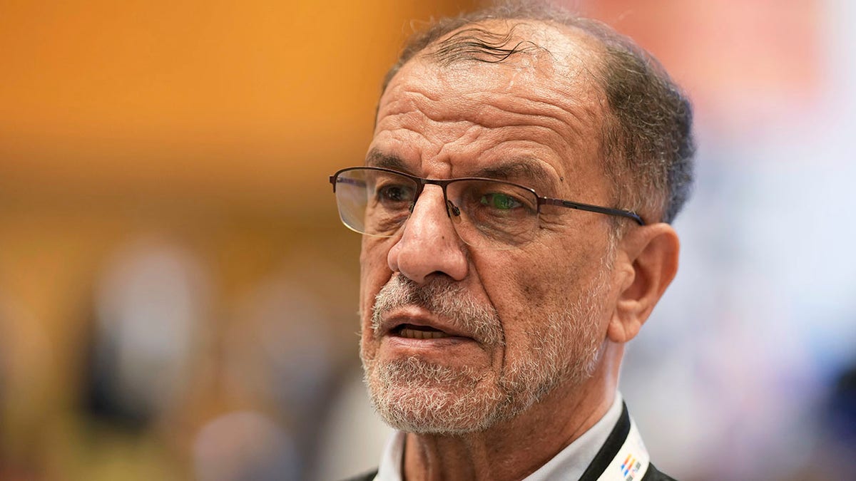 Iran national Olympic committee officials answer reporter's questions