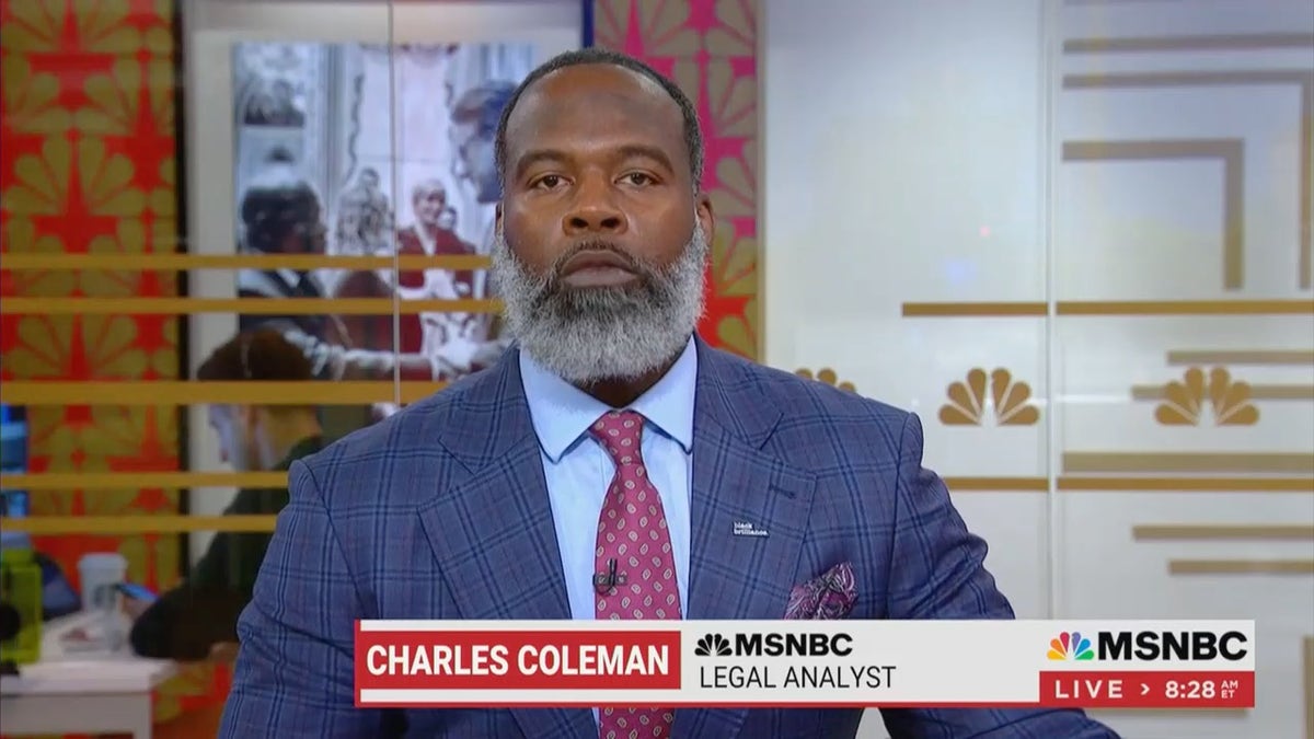 photo of MSNBC analyst Charles Coleman