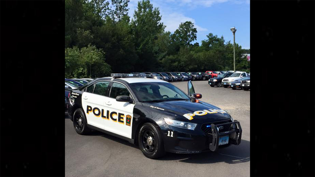 Norwich police car