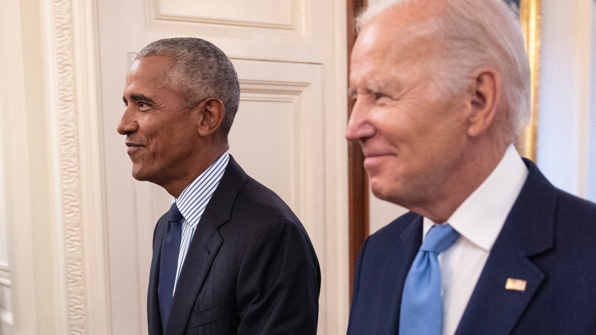 Biden and Obama