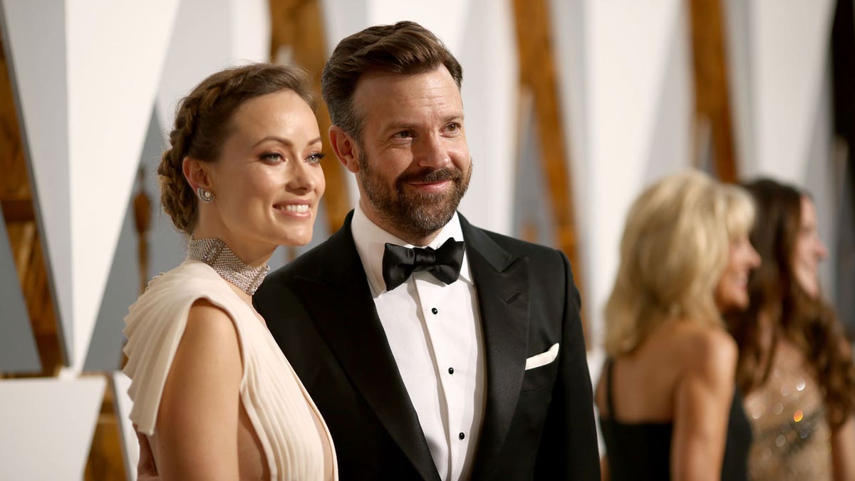 Olivia Wilde and Jason Sudeikis at the Oscars