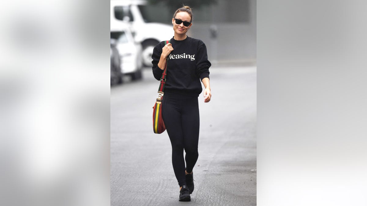 Olivia Wilde goes to the gym