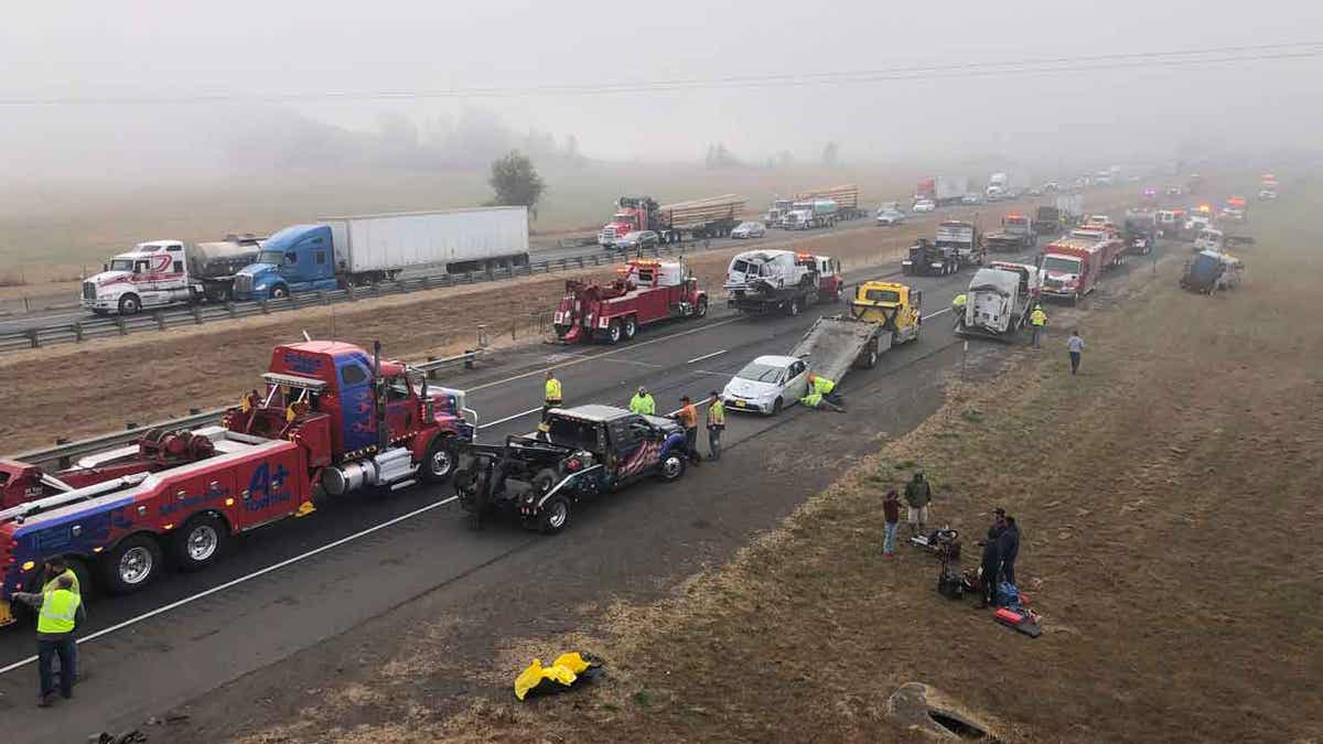 Oregon Interstate 5 crash