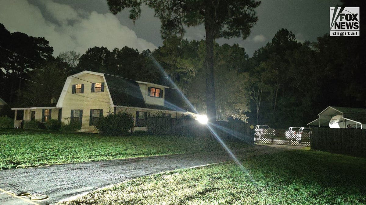 General view of the house where Leilani Simon lives in Savannah, Georgia, on Oct. 12, 2022.