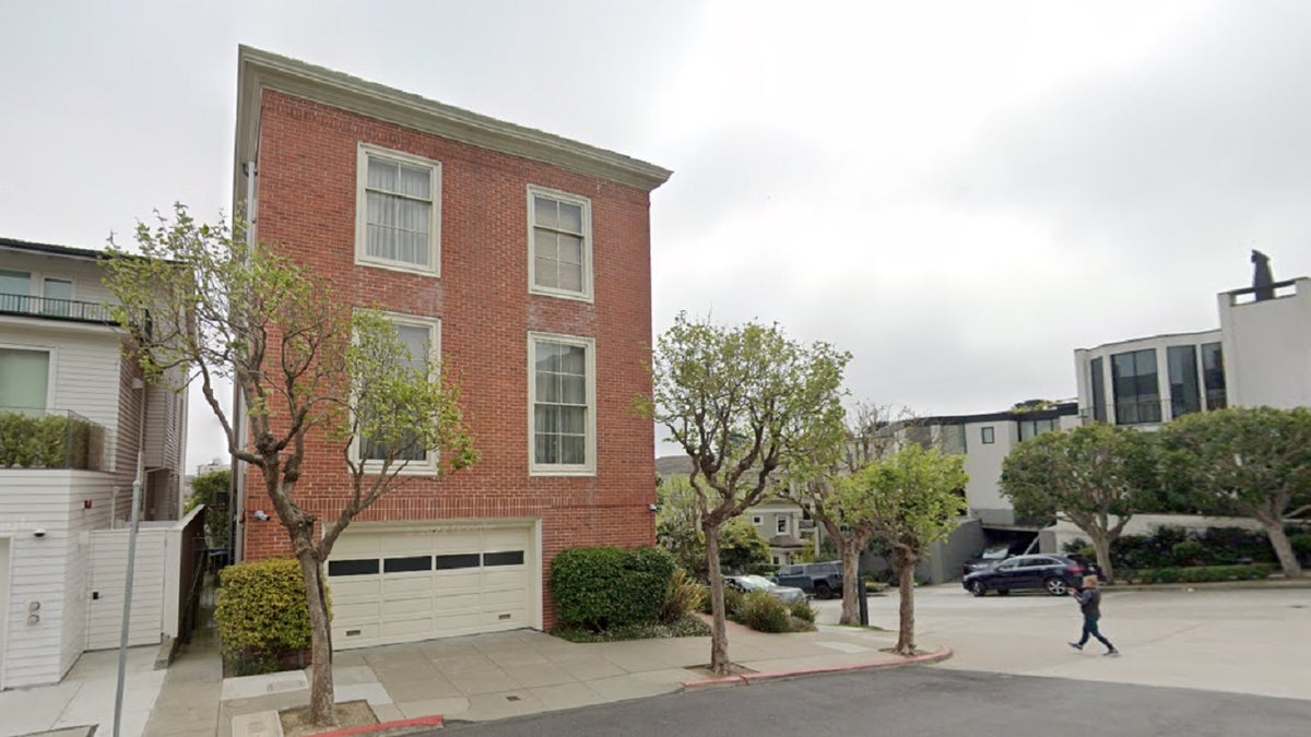 exterior showing Paul and Nancy Pelosi home in San Francisco