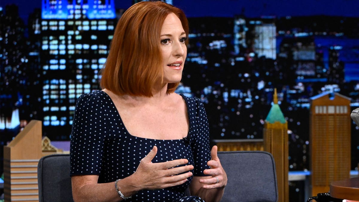 Former White House Press Secretary Jen Psaki appeared on "The Tonight Show" on Wednesday, May 25, 2022.