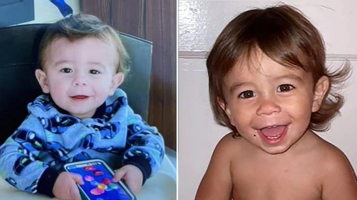 Baby photos of Quinton Simon