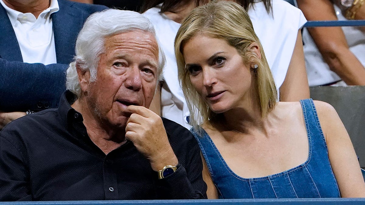 Robert Kraft and Dana Blumberg at the US Open