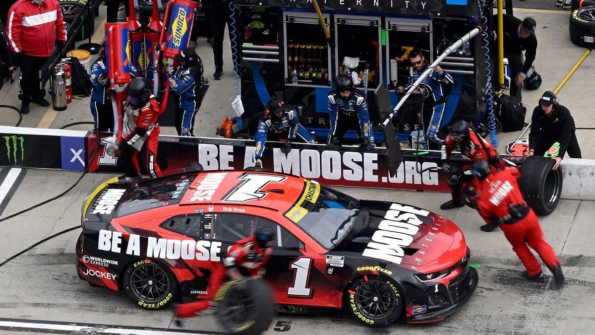 Ross Chastain in the pits