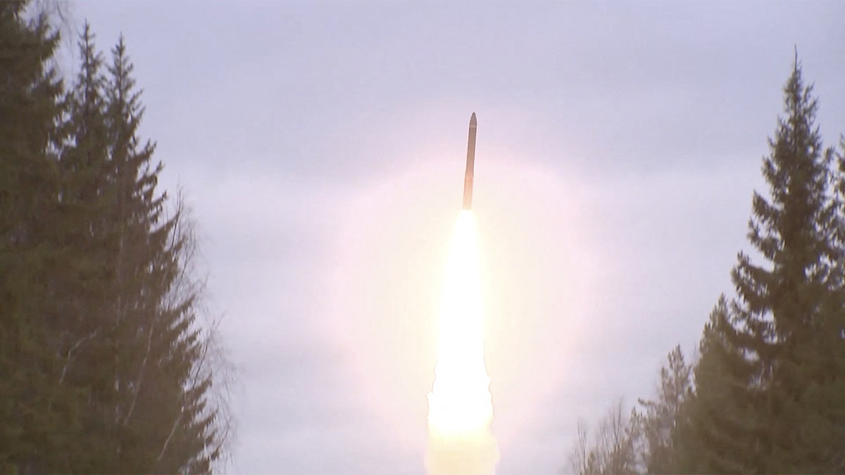 Russia launches intercontinental ballistic missile during nuclear exercises