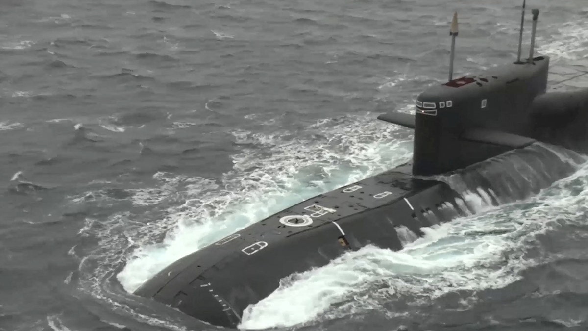 Russian submarine participates in nuclear exercises